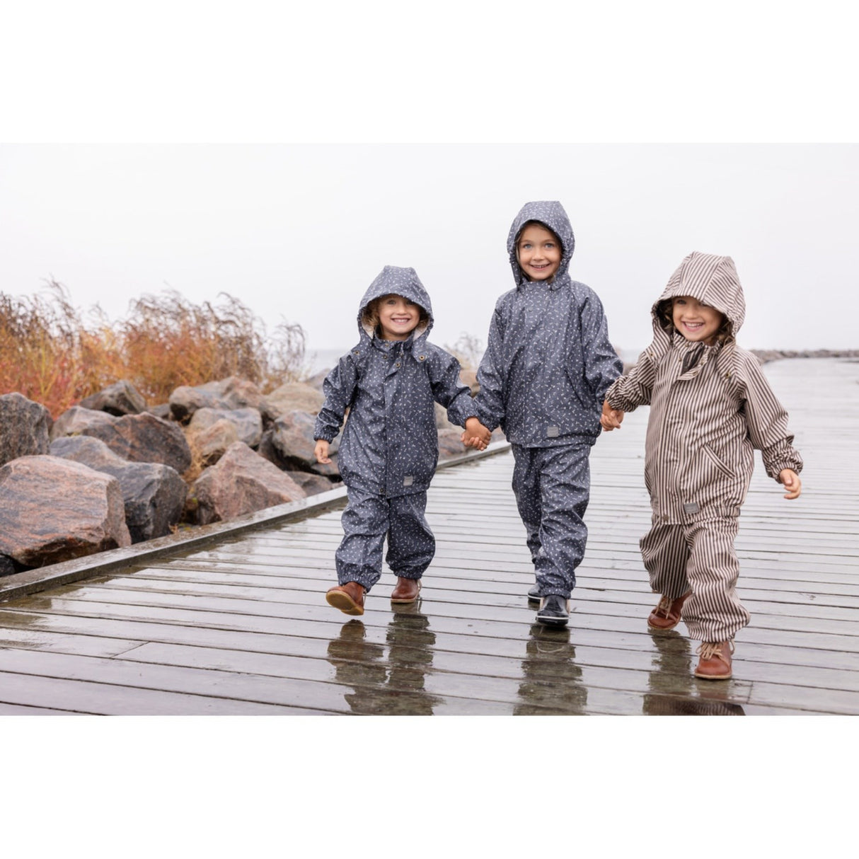 MarMar Rainwear Brown Stripe Oddy Sett