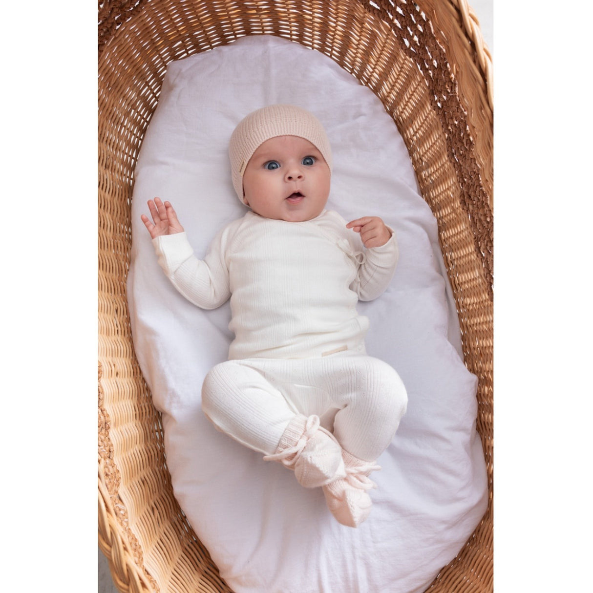 MarMar New Born Modal Pointelle Gentle White Piva Bukser