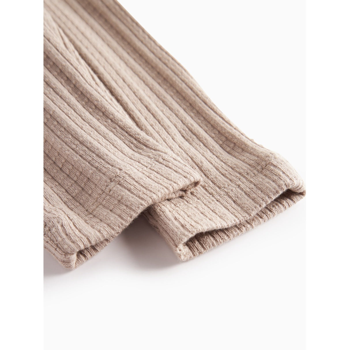 MarMar New Born Modal Pointelle Rib Soft Beige Piva Bukser