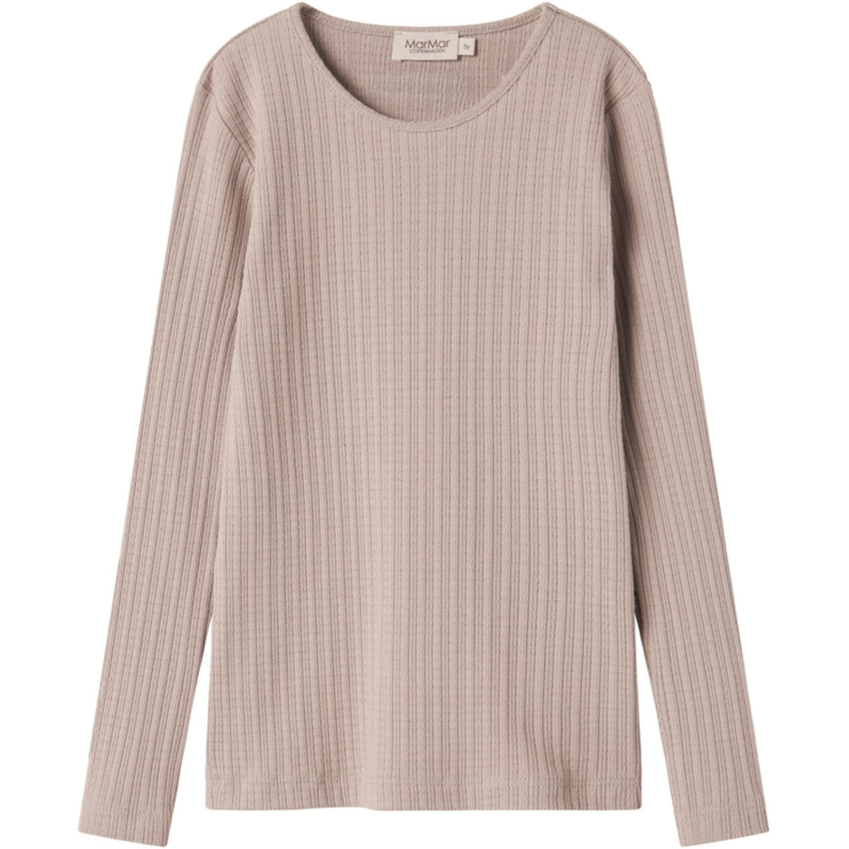 MarMar Modal Pointelle Rib Soft Beige Tamra Bluse