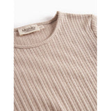MarMar Modal Pointelle Rib Soft Beige Tamra Bluse