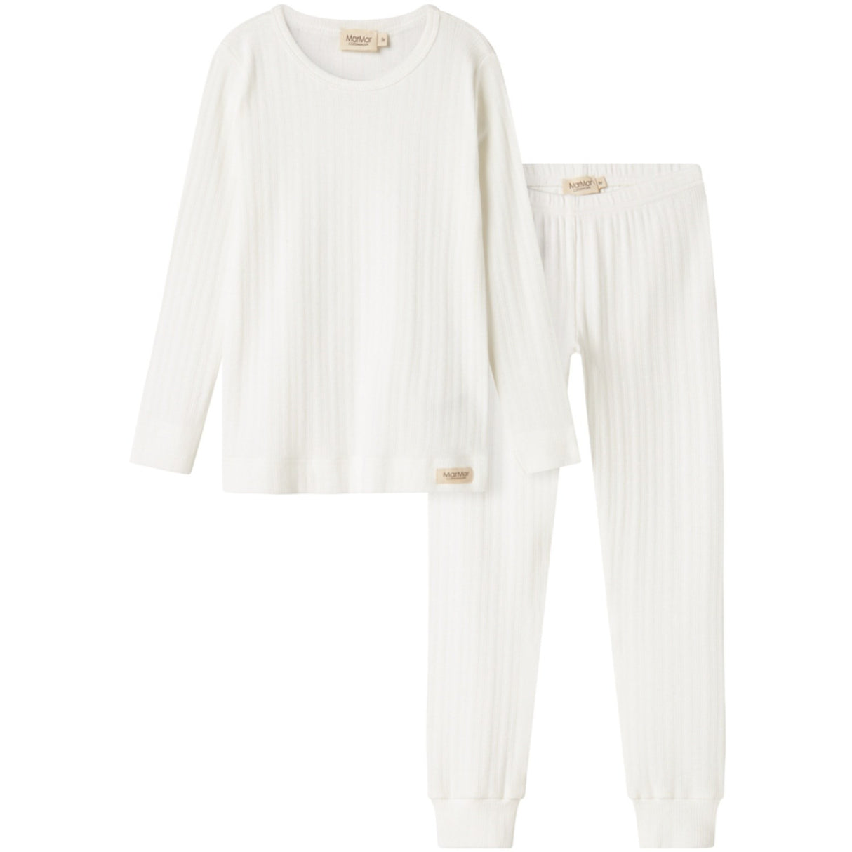 MarMar Modal Pointelle Gentle White Natttøy