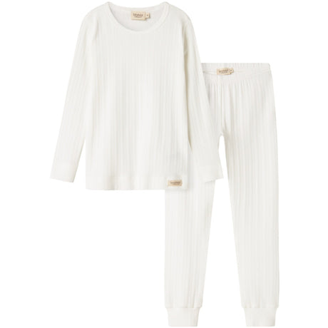 MarMar Modal Pointelle Gentle White Natttøy