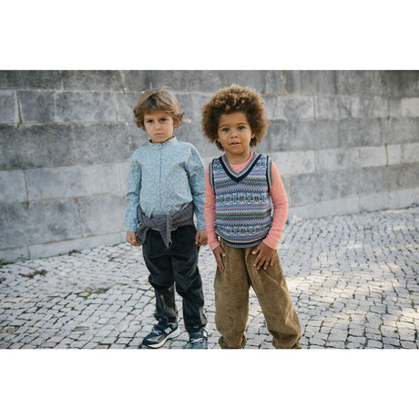 MarMar Light Cotton Wool Fair Isle Fair Isle Taj Strikket Vest