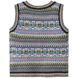 MarMar Light Cotton Wool Fair Isle Fair Isle Taj B Strikket Vest