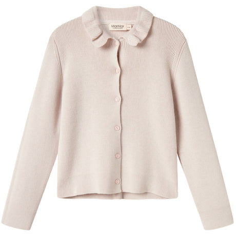 MarMar Light Cotton Wool Rib Vanilla Tilda Strikk Cardigan