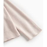 MarMar Light Cotton Wool Rib Vanilla Tilda Strikk Cardigan