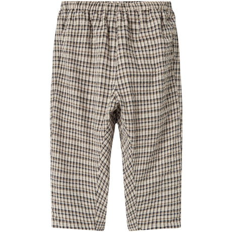 MarMar Seersucker Check Pilot Navy Check Palle Bukser