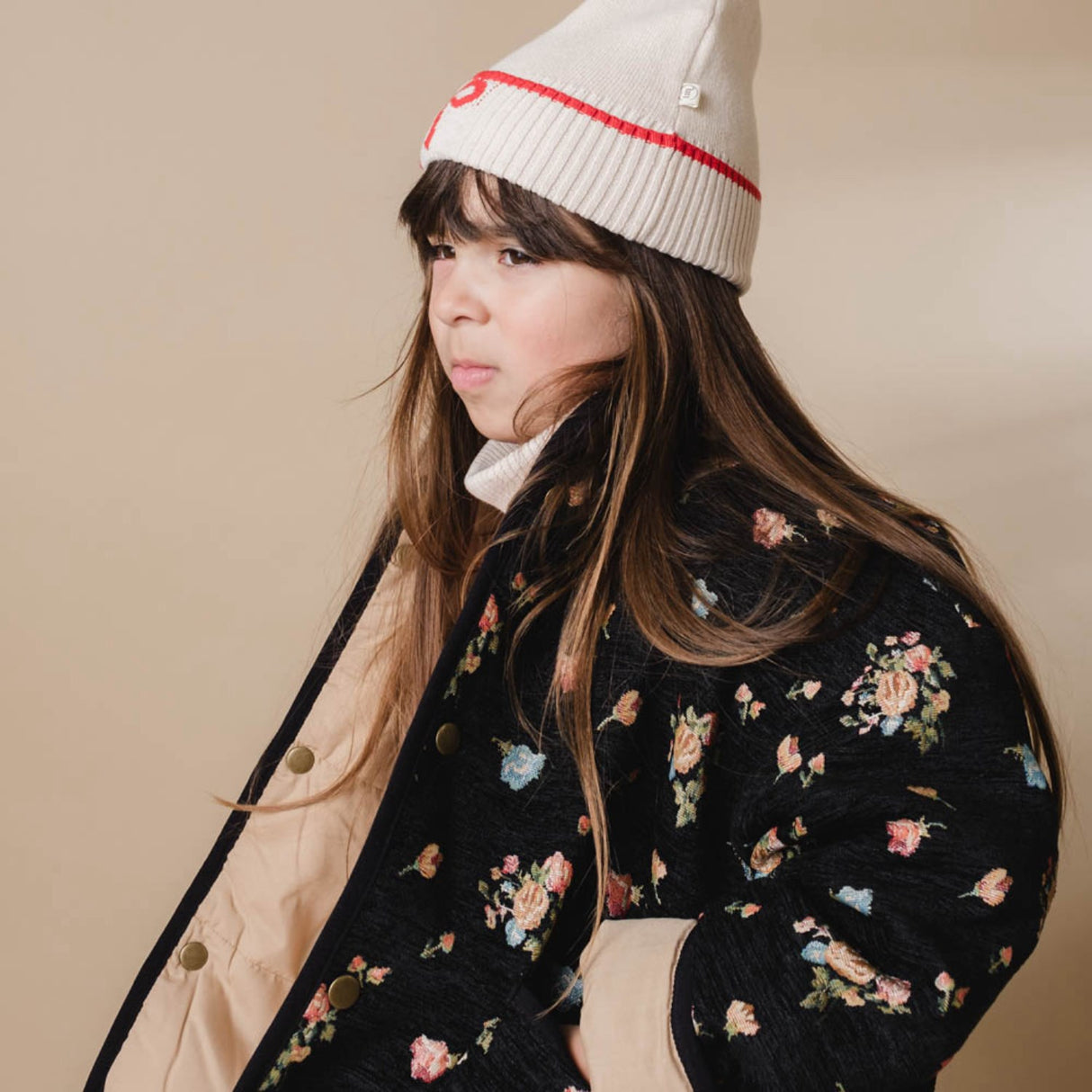 That's Mine Almond Peach Leonora Beanie