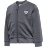 Hummel Dark Grey Melange Mini Ull Zip Jakke Bee