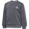 Hummel Dark Grey Melange Mini Ull Collegegenser Bee