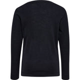 Hummel Black Jr Ull Rib T-Shirt L/S