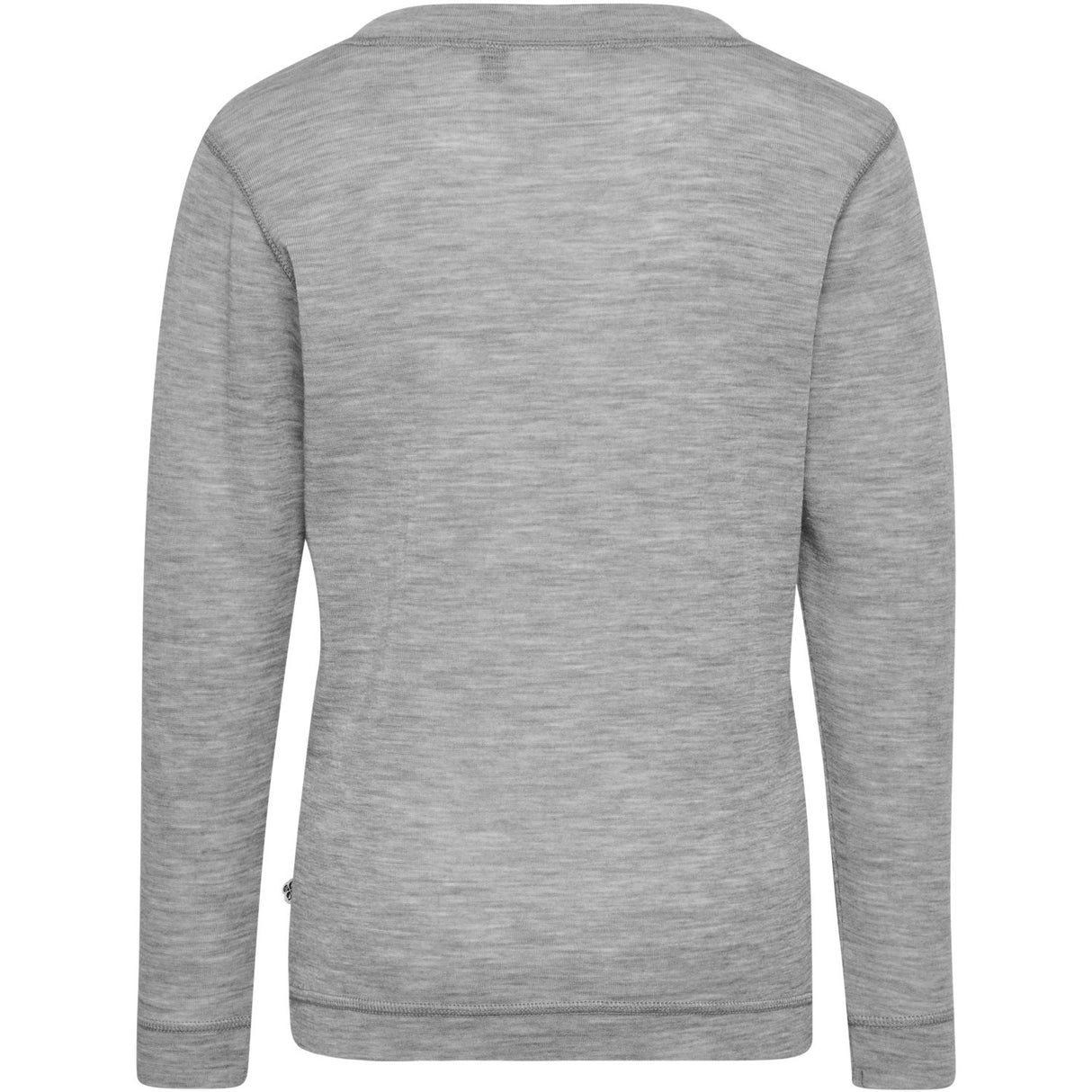 Hummel Grey Melange Jr Ull Rib T-Shirt L/S