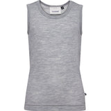Hummel Grey Melange Jr Ull Rib Topp S/L