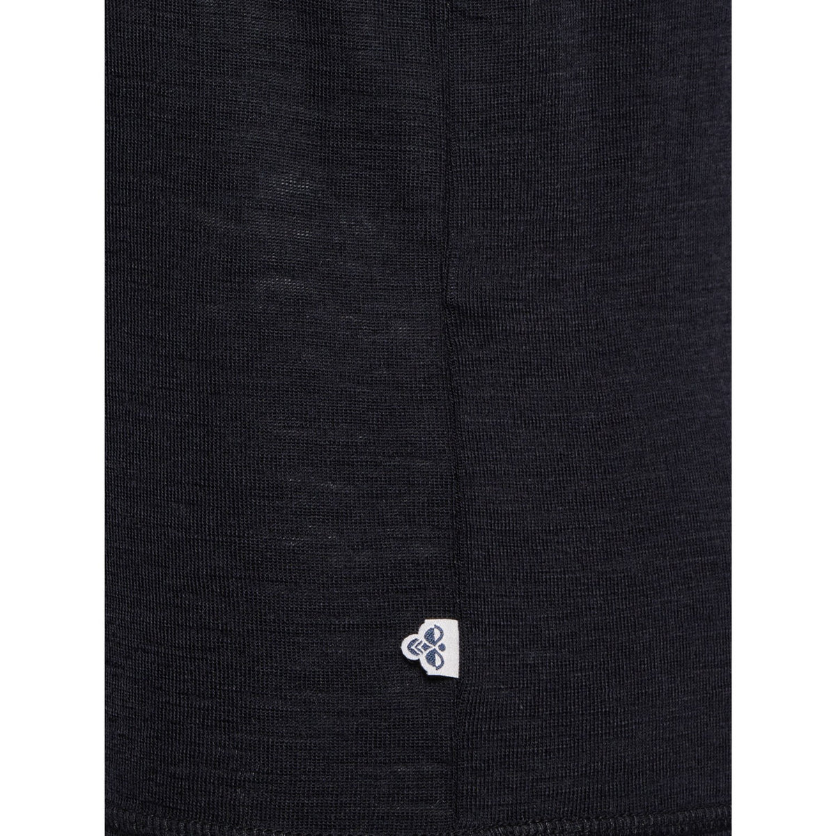 Hummel Black Jr Ull Rib Topp S/L