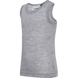 Hummel Grey Melange Jr Ull Rib Topp S/L