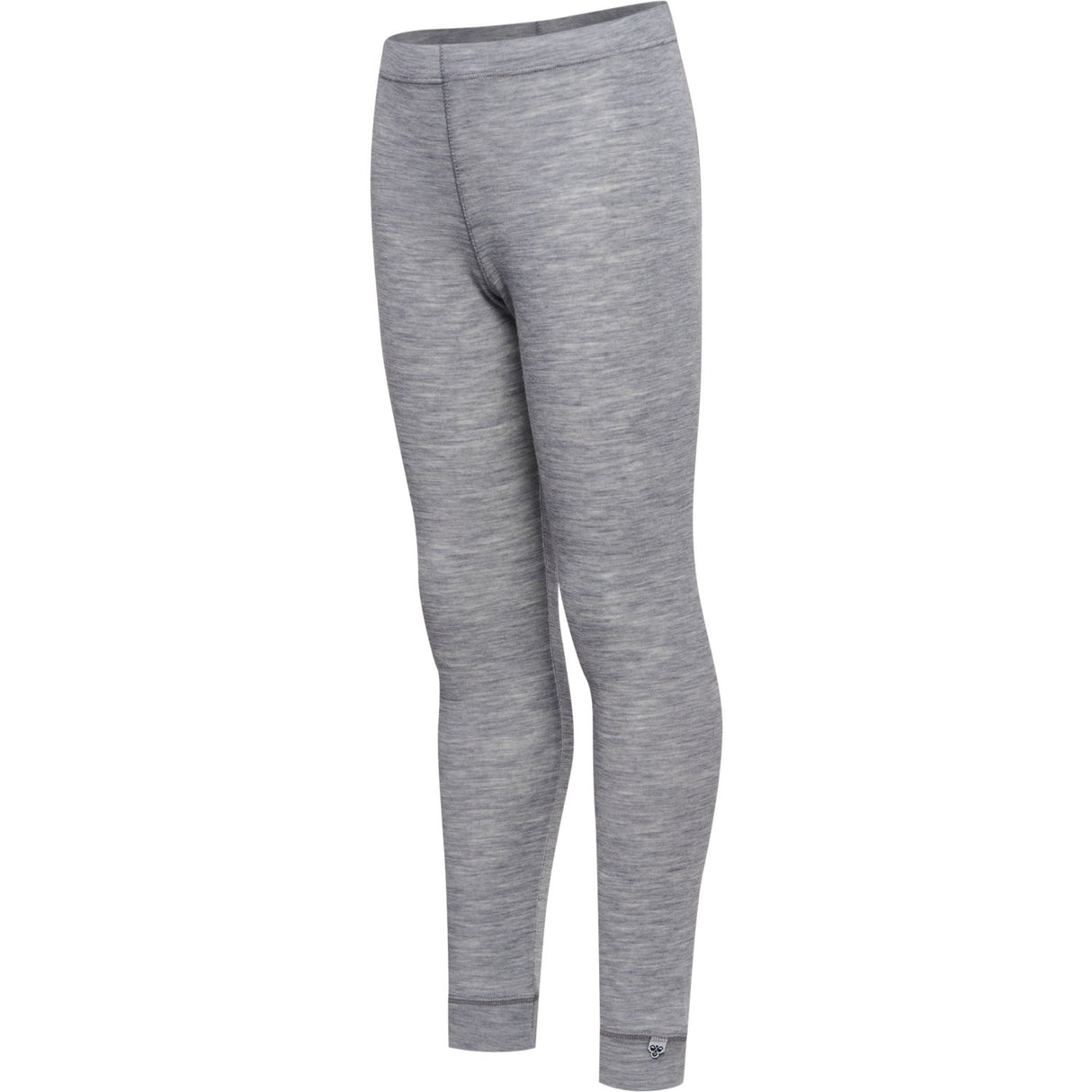 Hummel Grey Melange Jr Ull Rib Leggings