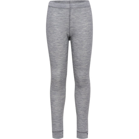 Hummel Grey Melange Jr Ull Rib Leggings