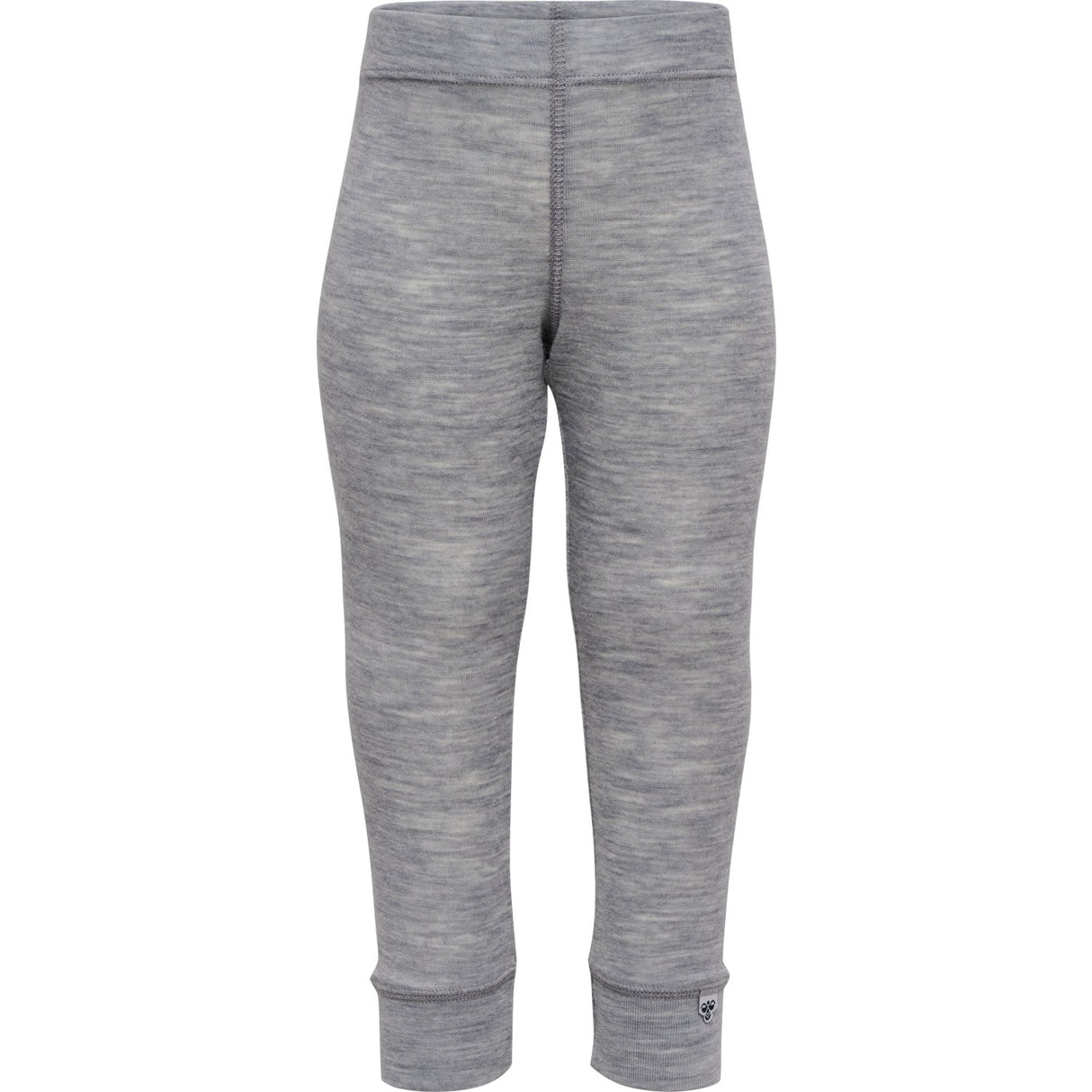 Hummel Grey Melange Mini Ull Rib Leggings