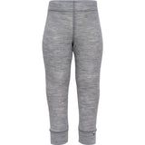 Hummel Grey Melange Mini Ull Rib Leggings