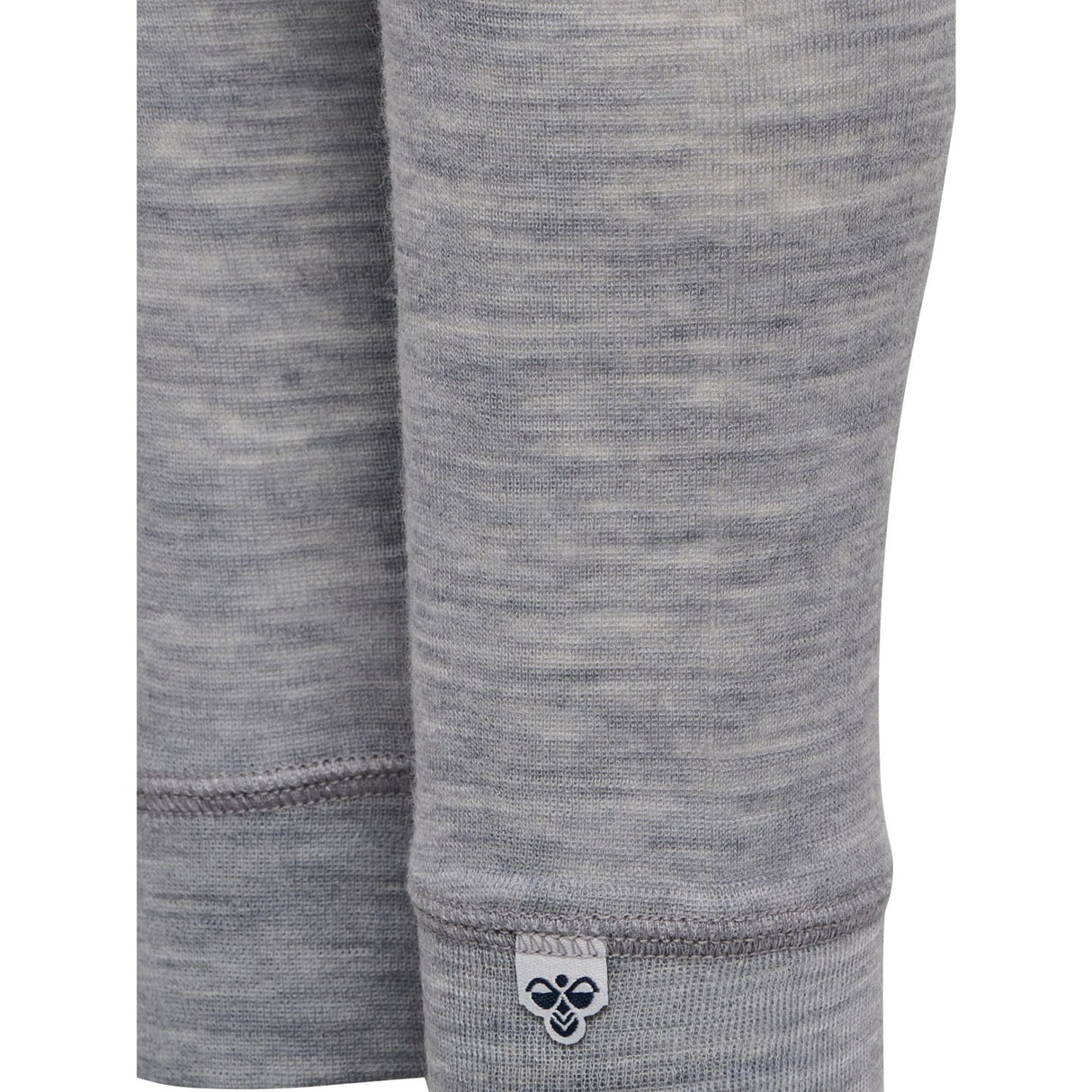 Hummel Grey Melange Mini Ull Rib Leggings