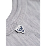 Hummel Grey Melange Mini Ull Rib Lue
