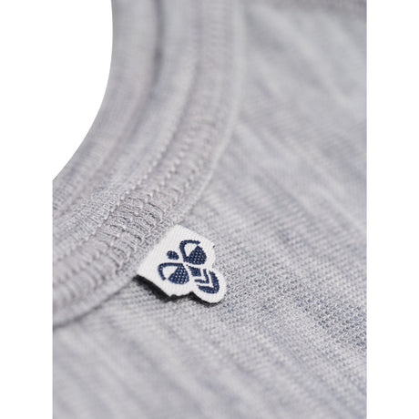 Hummel Grey Melange Mini Ull Rib Lue