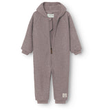 Mini A ture Zinc Purple Matadel Teddyfleece Jumpsuit. GRS