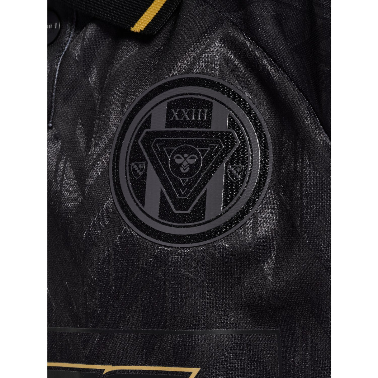 Hummel Black Jr Loose Bay Soccer Jersey S/S