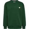 Hummel Dark Green Jr Loose Crewneck Bee