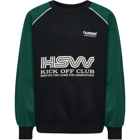 Hummel Dark Green Jr Oversized Crew Hsw