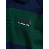 Hummel Dress Blues Jr Loose Striped Polo L/S