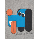 Bobo Choses Light Heather Grey Doggy Mate Collegegenser