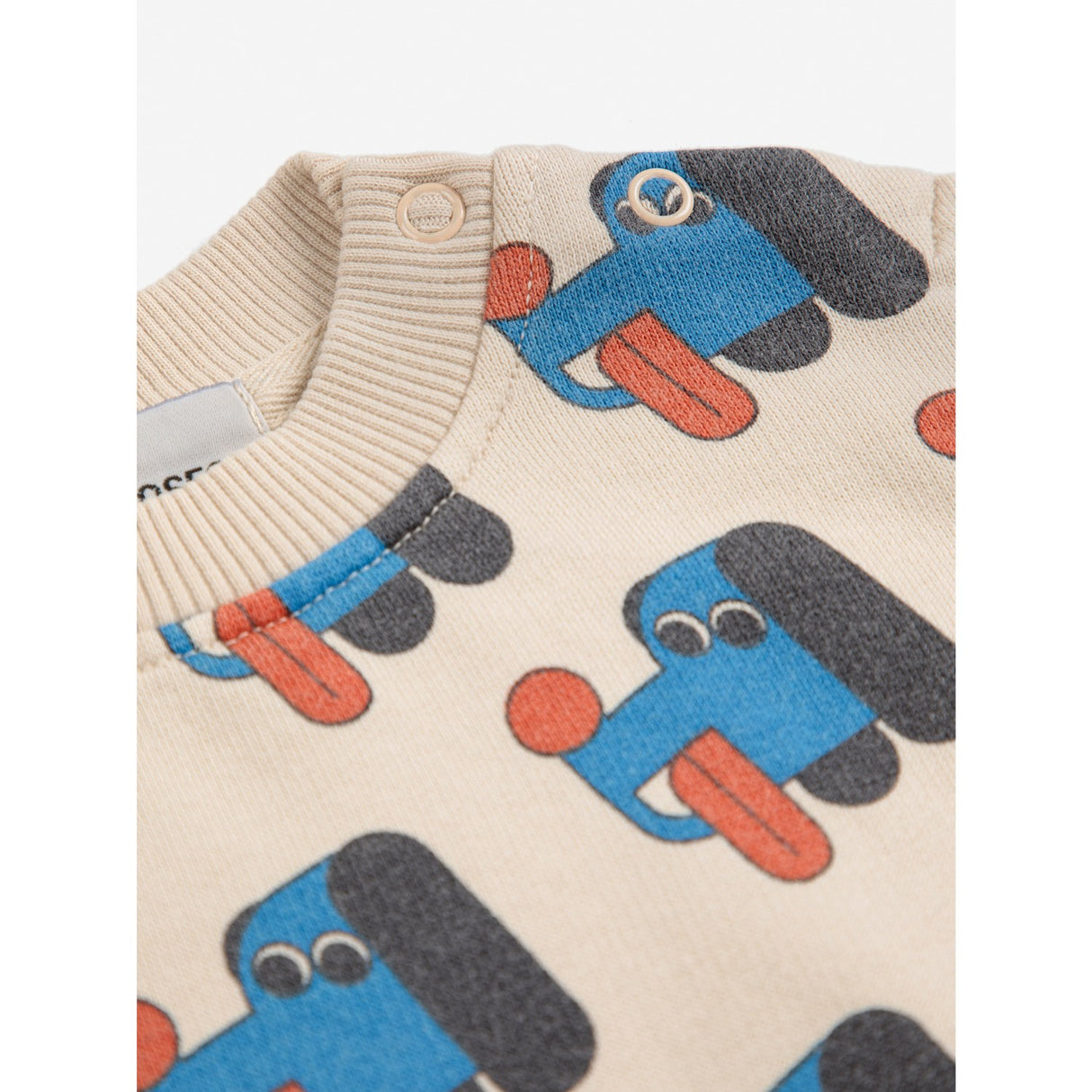 Bobo Choses Offwhite Doggy Mate All Over Collegegenser