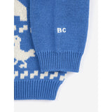 Bobo Choses Blue Farm Jaquard Jumper