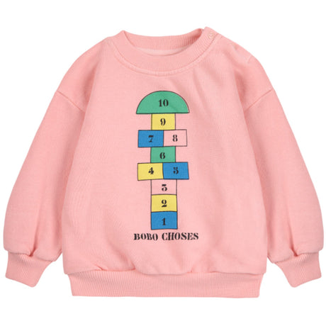 Bobo Choses Pink Hopscotch Collegegenser