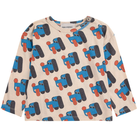 Bobo Choses Offwhite Doggy Mate All Over T-Shirt