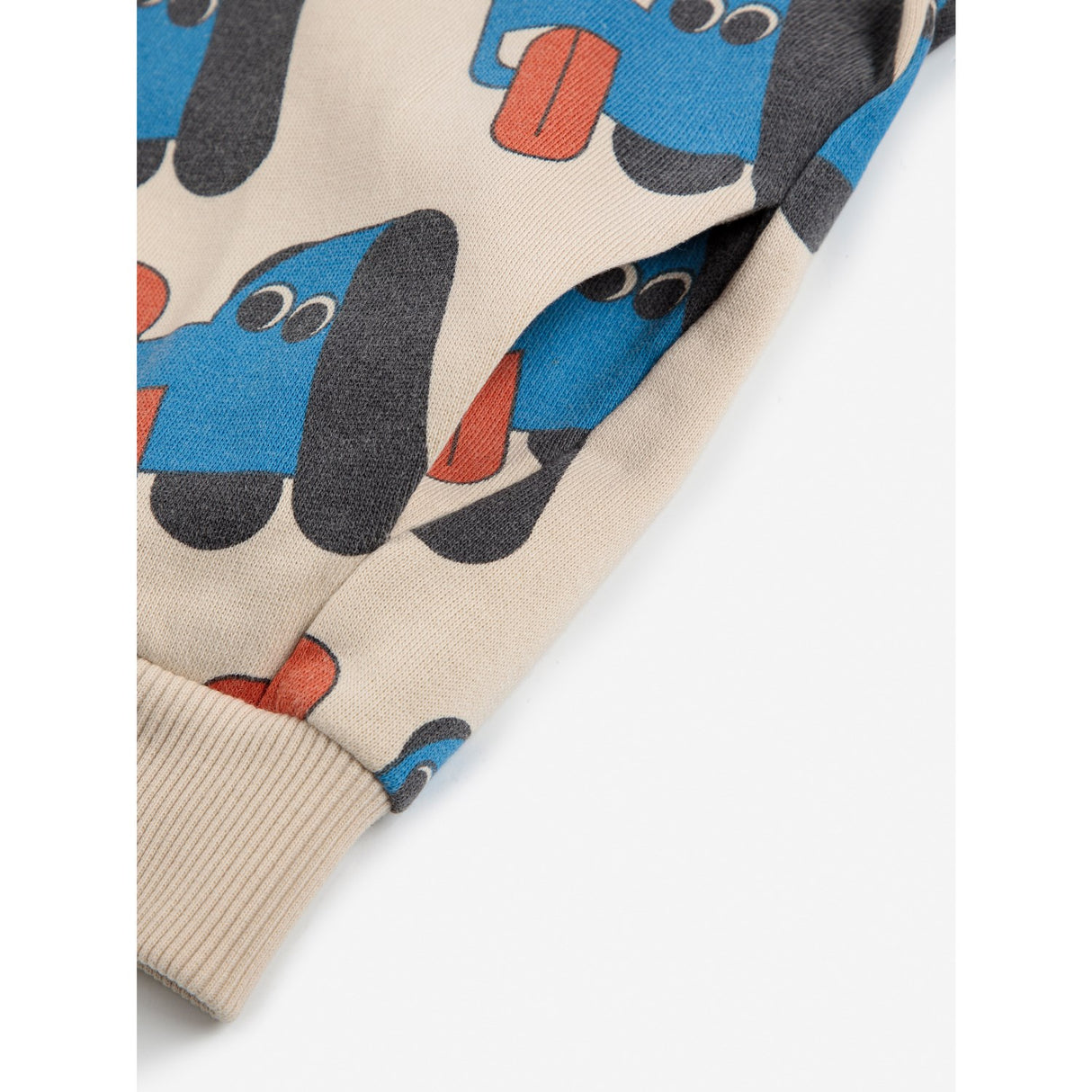 Bobo Choses Offwhite Doggy Mate All Over Zipped Hettegenser