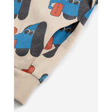 Bobo Choses Offwhite Doggy Mate All Over Zipped Hettegenser