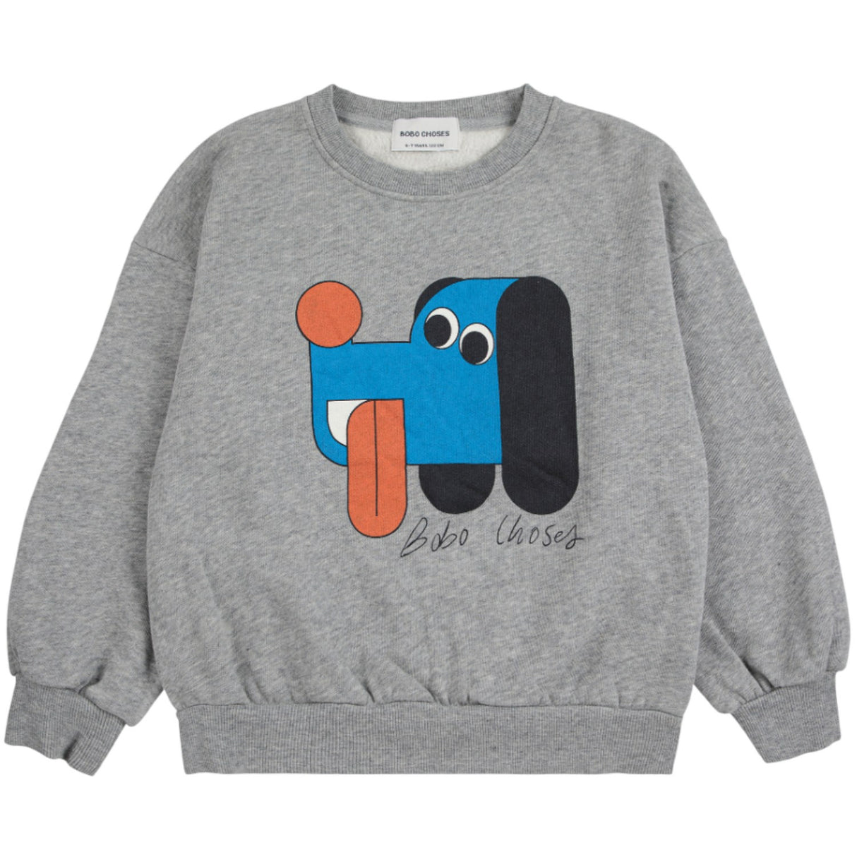 Bobo Choses Heather Grey Doggy Mate Collegegenser