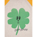 Bobo Choses Yellow Lucky Clover Ranglan Ermer T-Shirt