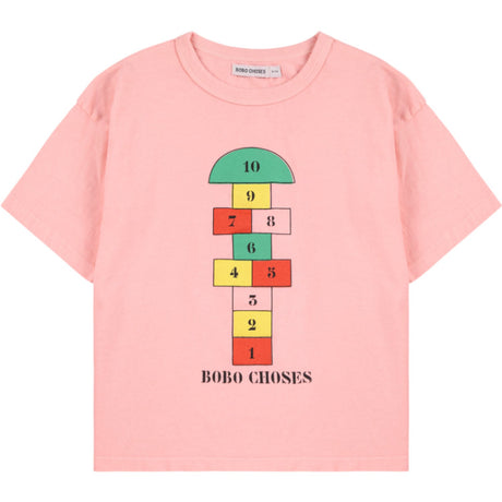 Bobo Choses Pink Hopscotch T-Shirt