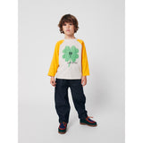 Bobo Choses Yellow Lucky Clover Ranglan Ermer T-Shirt