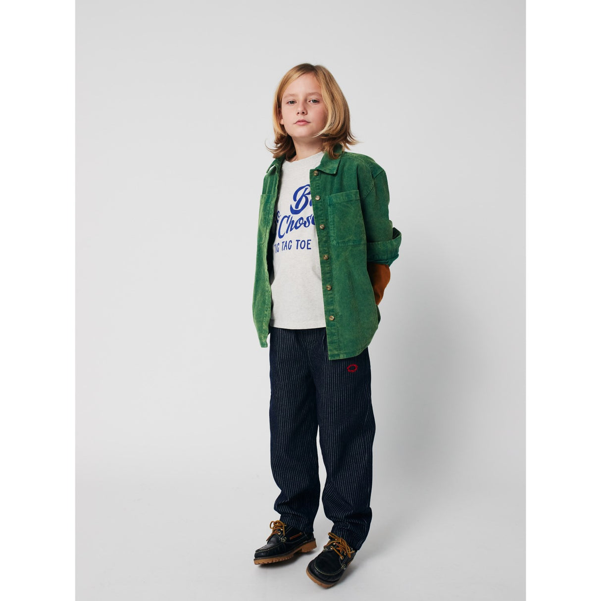 Bobo Choses Brown Go Bobo Ranglan Ermer T-Shirt