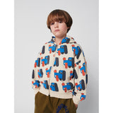 Bobo Choses Offwhite Doggy Mate All Over Zipped Hettegenser