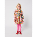 Bobo Choses Pink Dices All Over Micro Corduroy Kjole