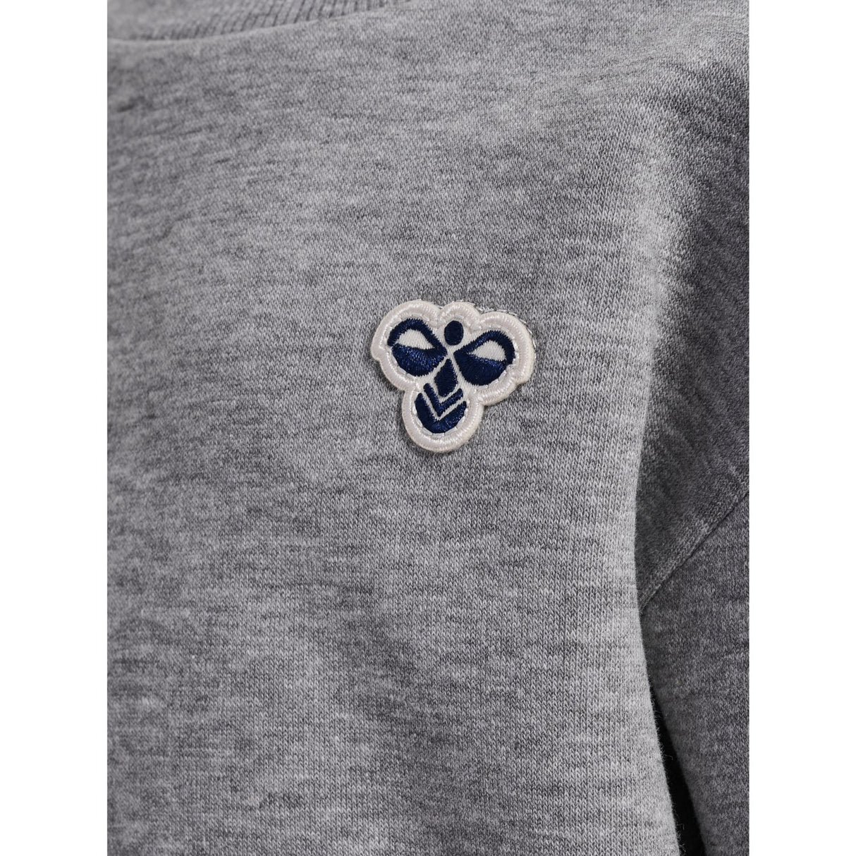 Hummel Grey Melange Mini Loose Crewneck Bee