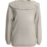 Hanevild Cream Oatmeal Lea Blouse, Merino Ull
