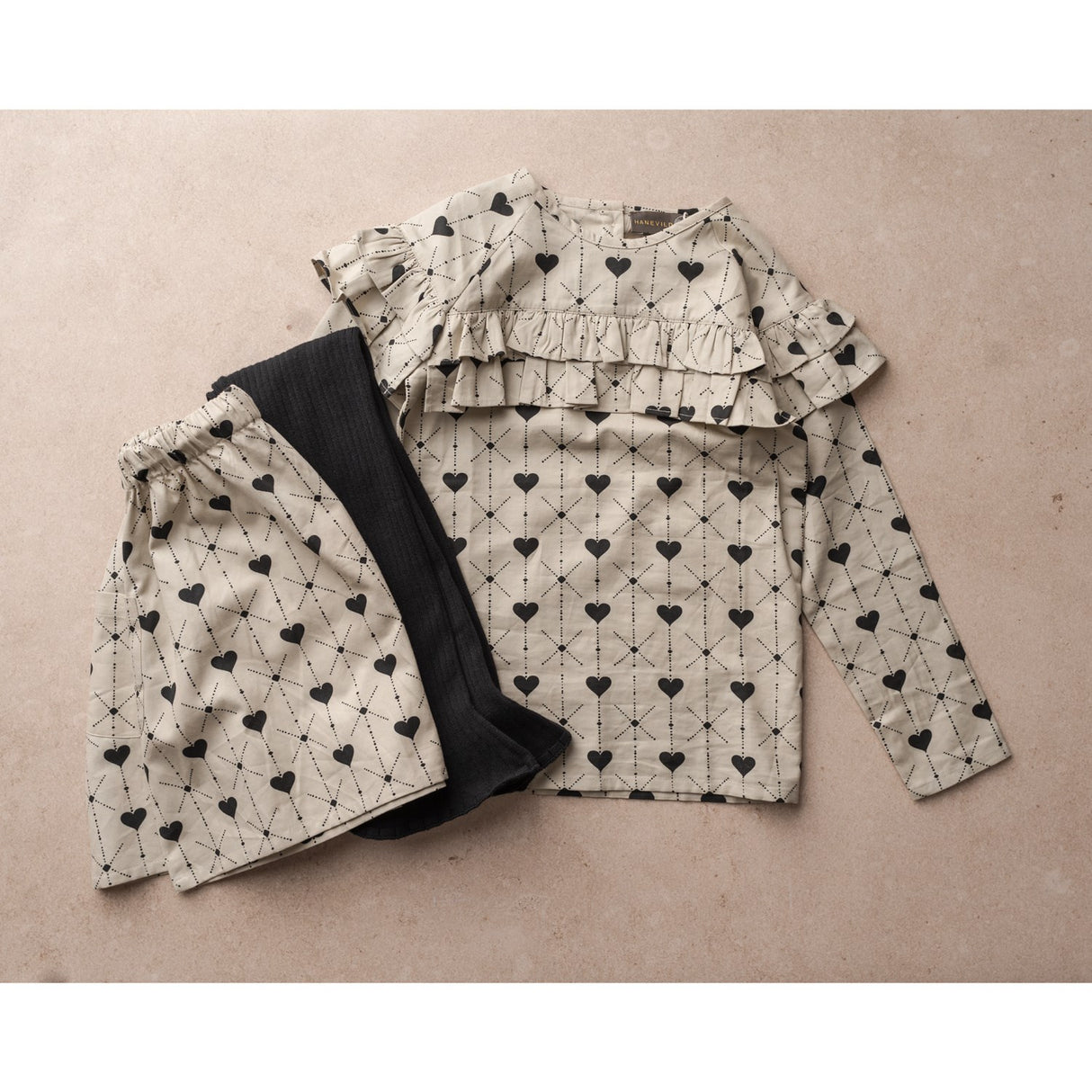 Hanevild Rainy Heart Skjørt