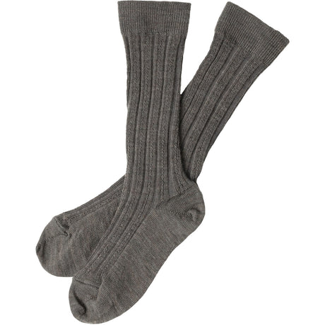 FUB Dark Beige Melange 2-Pakning Knee Stockings